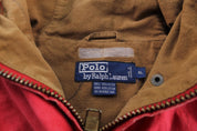 90's Polo by Ralph Lauren Red Zip Up Jacket - ThriftedThreads.com