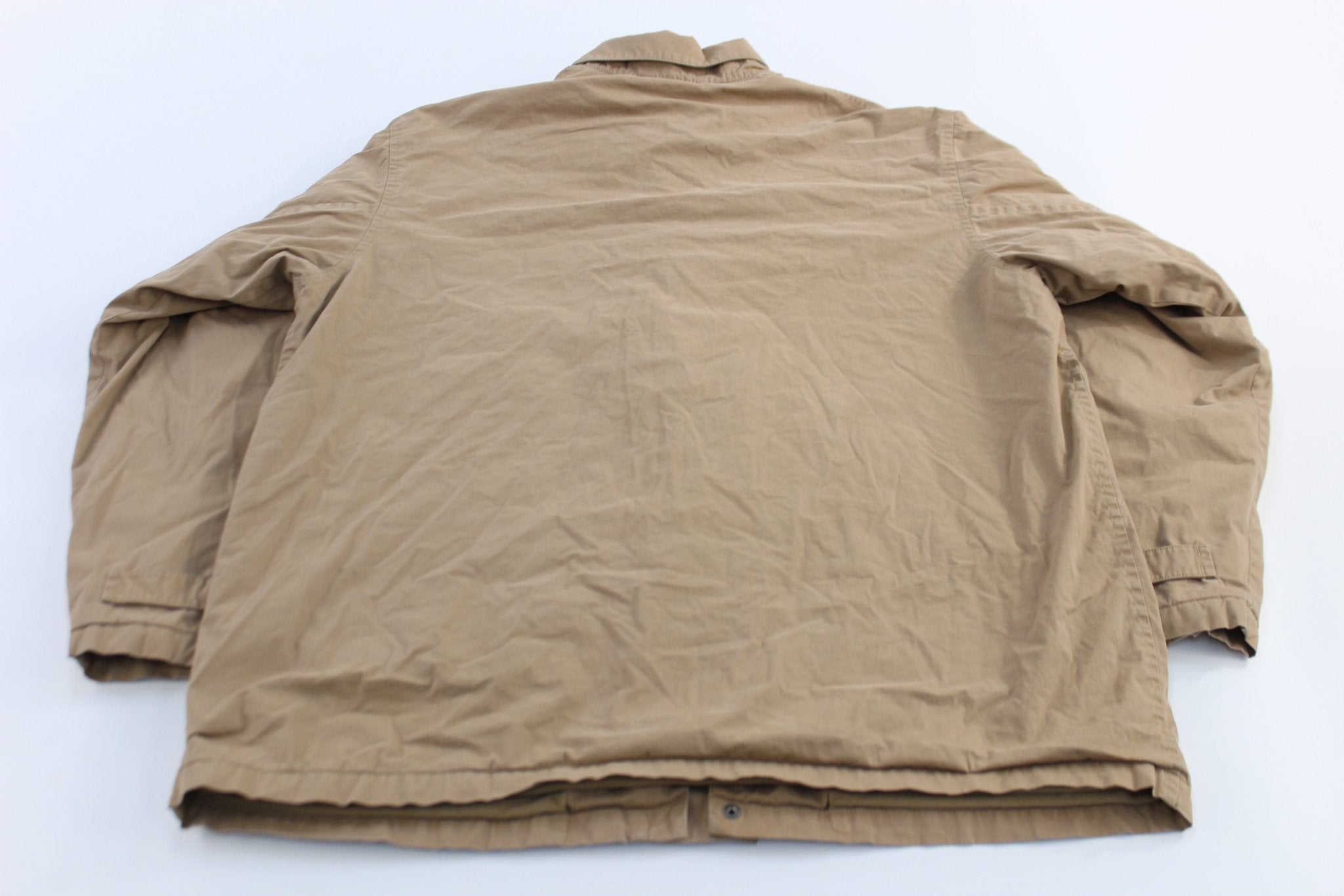 90's Polo by Ralph Lauren Tan Coat - ThriftedThreads.com