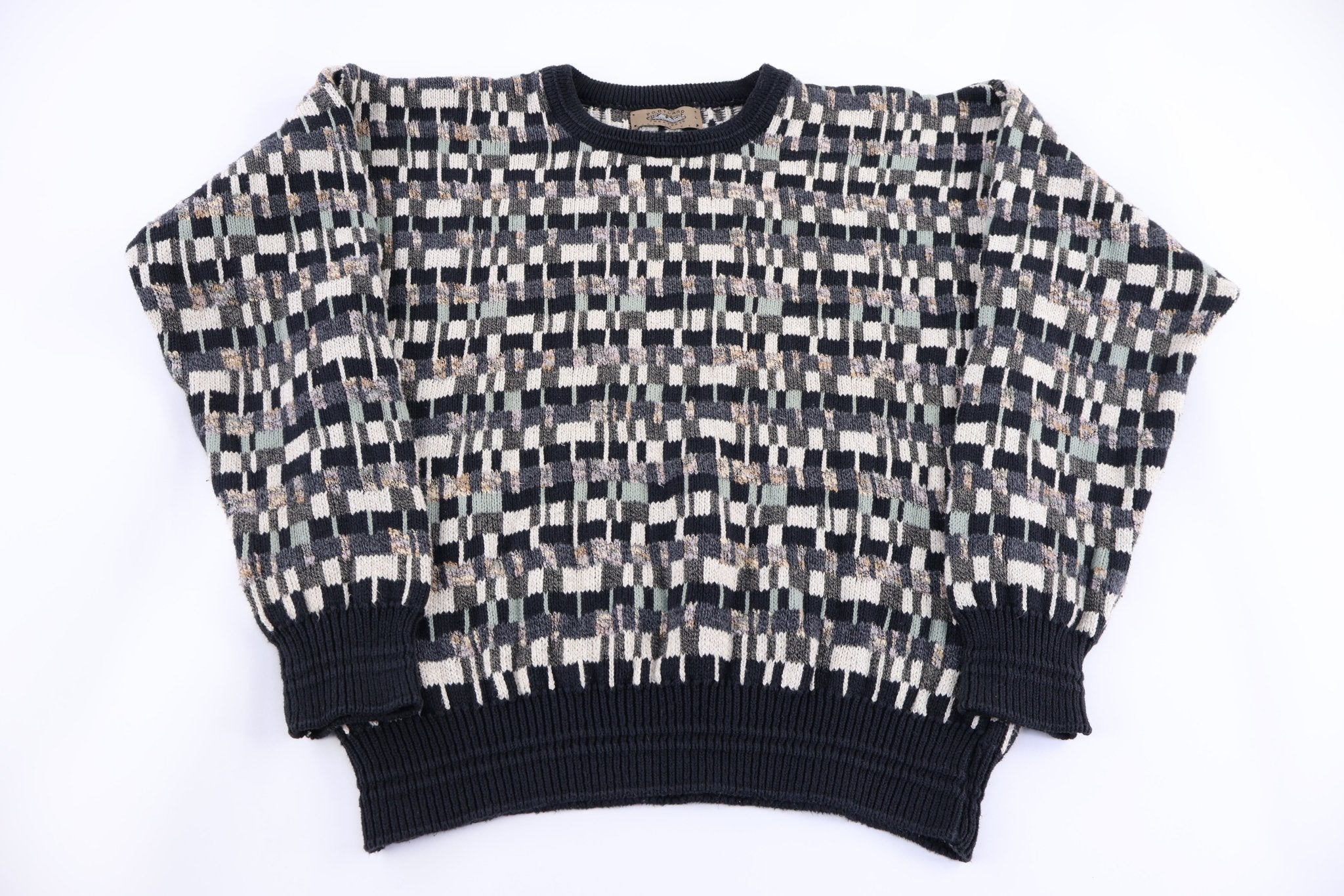 90's Portland Sweater Co Multicolor Knit Sweater - Sweater - Thrifted Threads