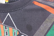 90's Positive Family Kacy World Colors All Over Graphic T-Shirt - ThriftedThreads.com