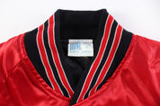 90's Primetime Embroidered Leon's Bulls Bomber Jacket - ThriftedThreads.com