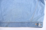 90's Pro Elite Light Wash Denim Jacket - Jacket - Thrifted Threads