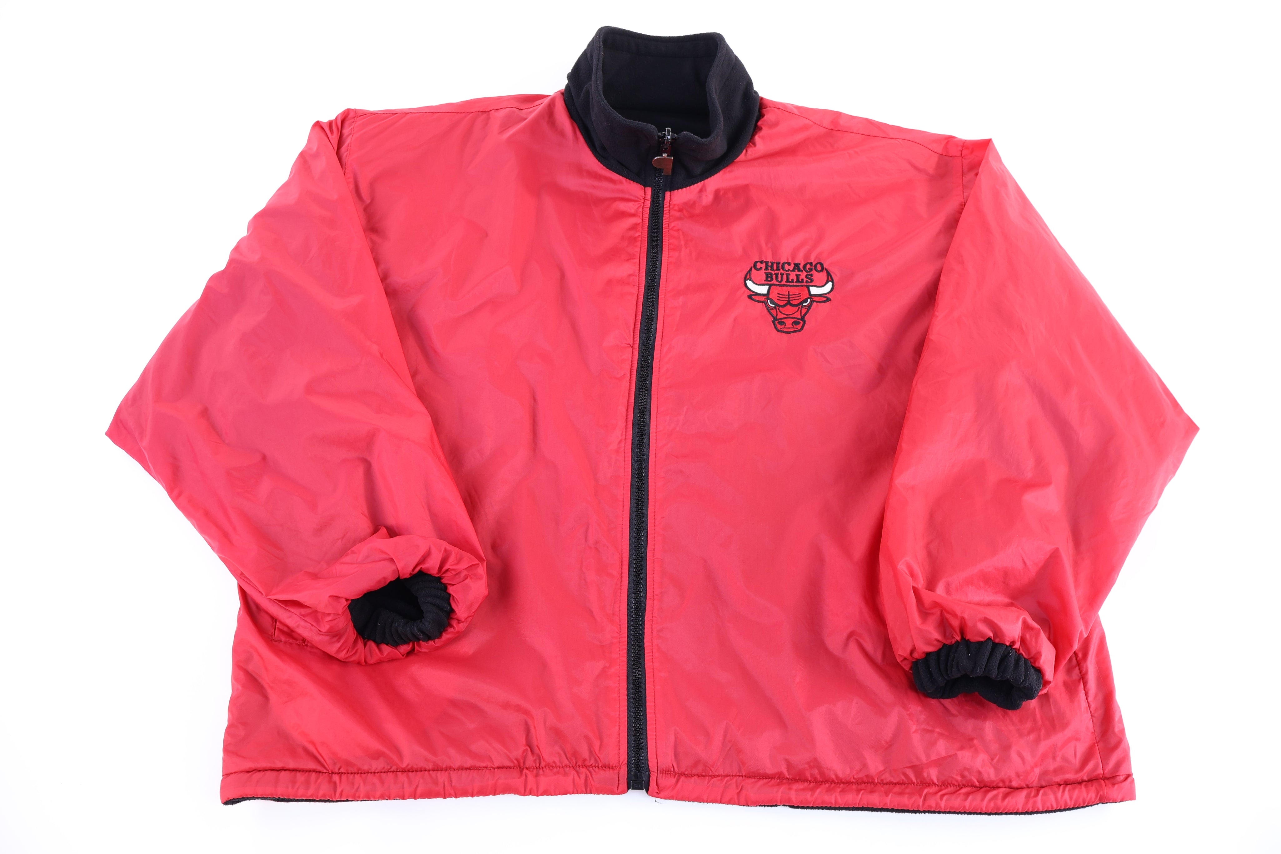 90's Pro Player Chicago Bulls Basketball Reversible Jacket - Jacket - Thrifted Threads