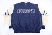 90's Pro Player Dallas Cowboys Football Full Zip Jacket - Jacket - Thrifted Threads