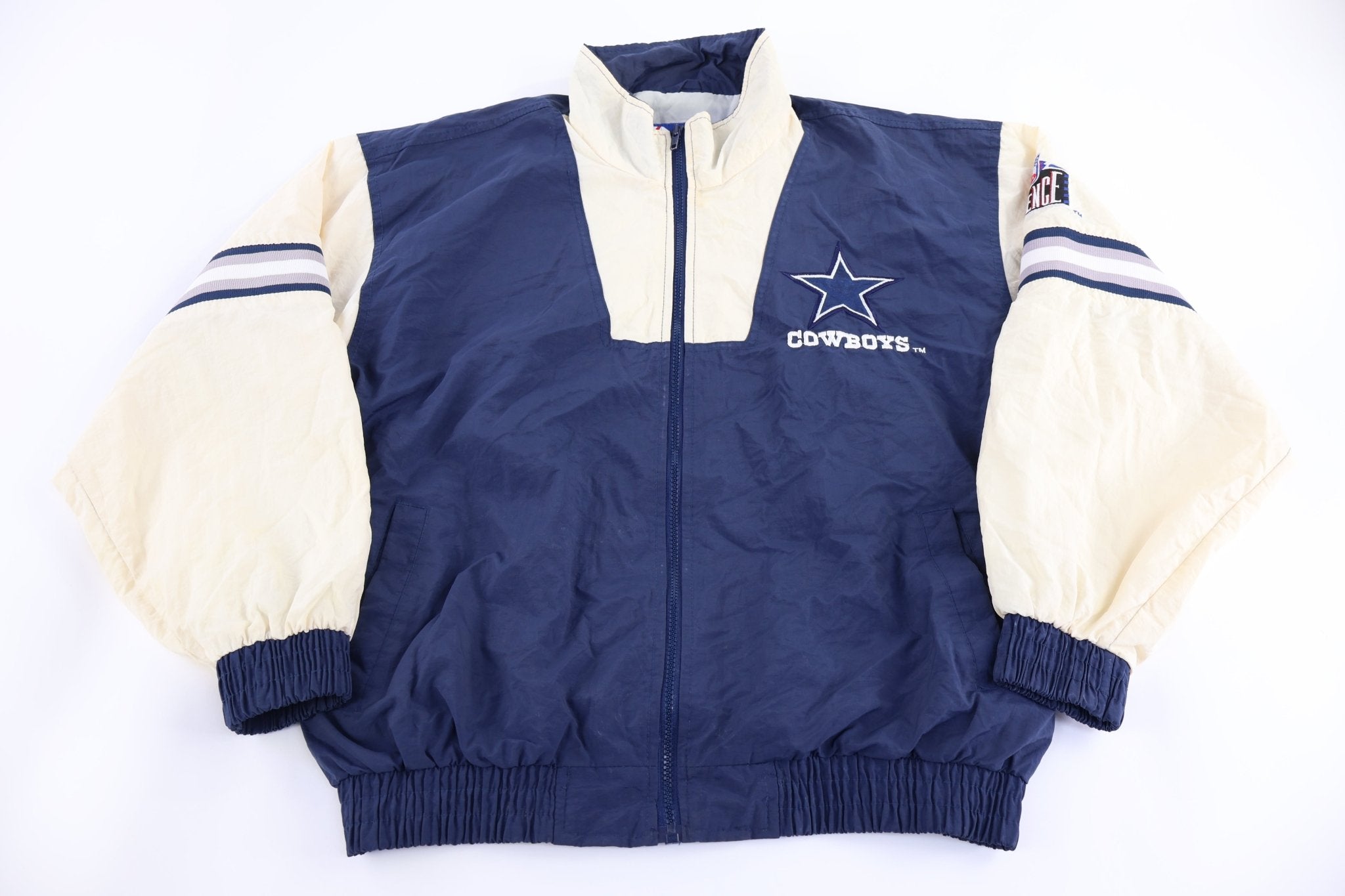 90's Pro Player Dallas Cowboys Football Full Zip Jacket - Jacket - Thrifted Threads
