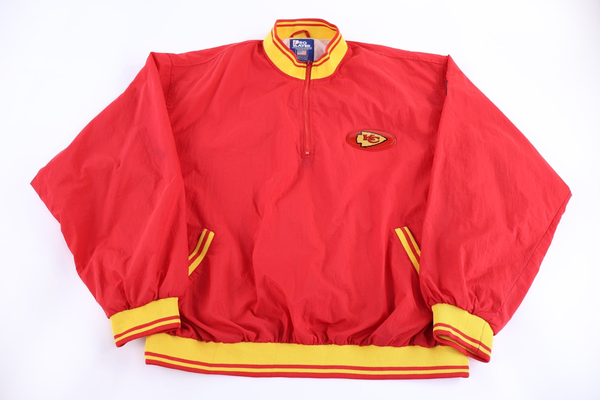 90's Pro Player Kansas City Windbreaker Pullover - Jacket - Thrifted Threads