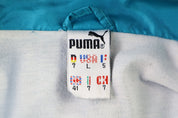 90's Puma Multicolor Full Zip Windbreaker - Jacket - Thrifted Threads