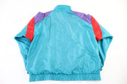 90's Puma Multicolor Full Zip Windbreaker - Jacket - Thrifted Threads