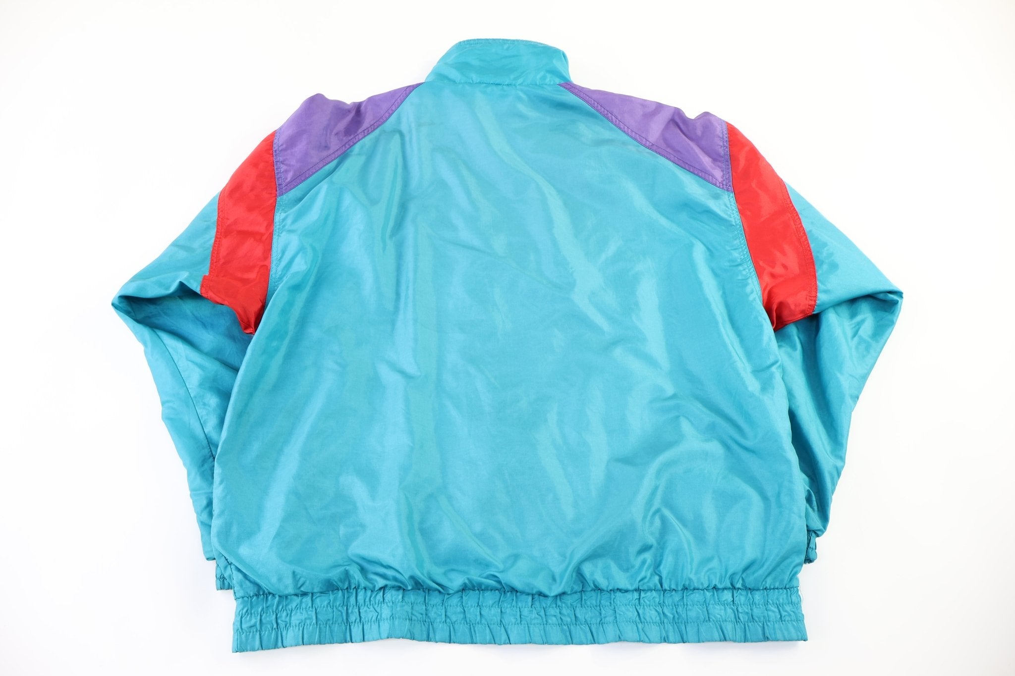 90's Puma Multicolor Full Zip Windbreaker - Jacket - Thrifted Threads