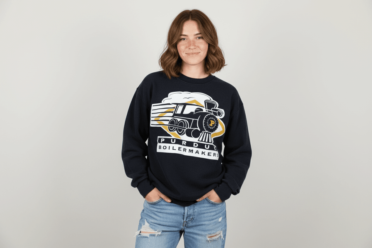 90's Purdue University Boilmakers Sweatshirt - Sweatshirt - Thrifted Threads