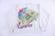90's Rainforest Nature Graphic Sweatshirt - Sweatshirt - Thrifted Threads