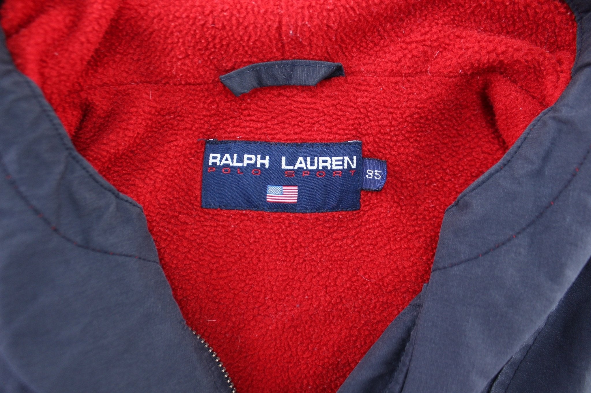 90's Ralph Lauren Polo Sport Embroidered Zip Up Jacket - Jacket - Thrifted Threads