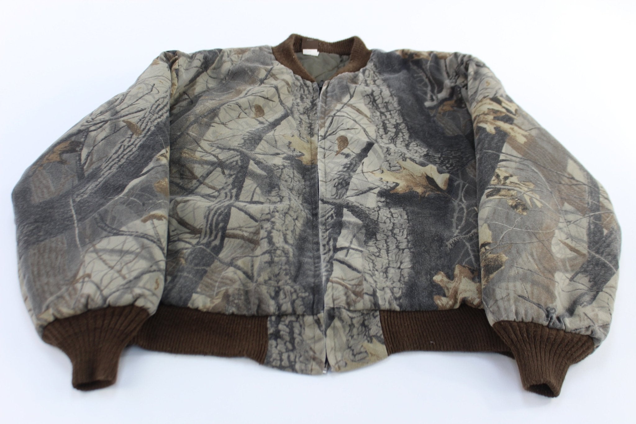 90's Ranger Realtree Hardwoods 20 - 200 Camo Zip Up Jacket - ThriftedThreads.com