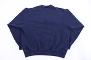 90's Reebok Embroidered Logo Blue Sweatshirt - Sweatshirt - Thrifted Threads