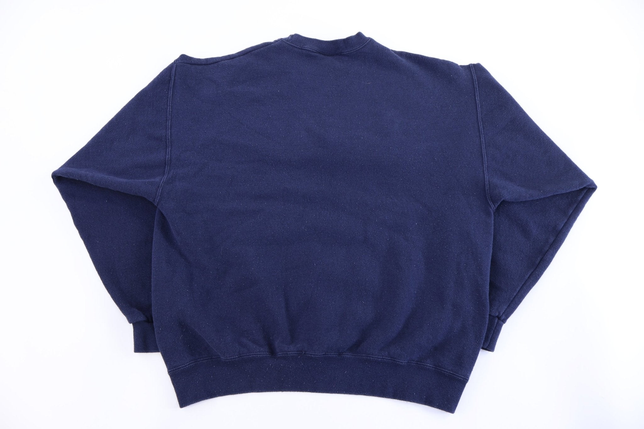 90's Reebok Embroidered Logo Blue Sweatshirt - Sweatshirt - Thrifted Threads