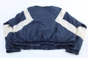 90's Reebok Embroidered Logo Blue & White Zip Up Jacket - ThriftedThreads.com