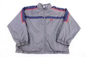 90's Reebok Embroidered Logo Full Zip Windbreaker - Jacket - Thrifted Threads