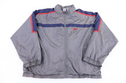 90's Reebok Embroidered Logo Full Zip Windbreaker - Jacket - Thrifted Threads