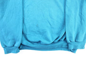 90's Reebok Embroidered Logo Teal Pullover Hoodie - Jacket - Thrifted Threads