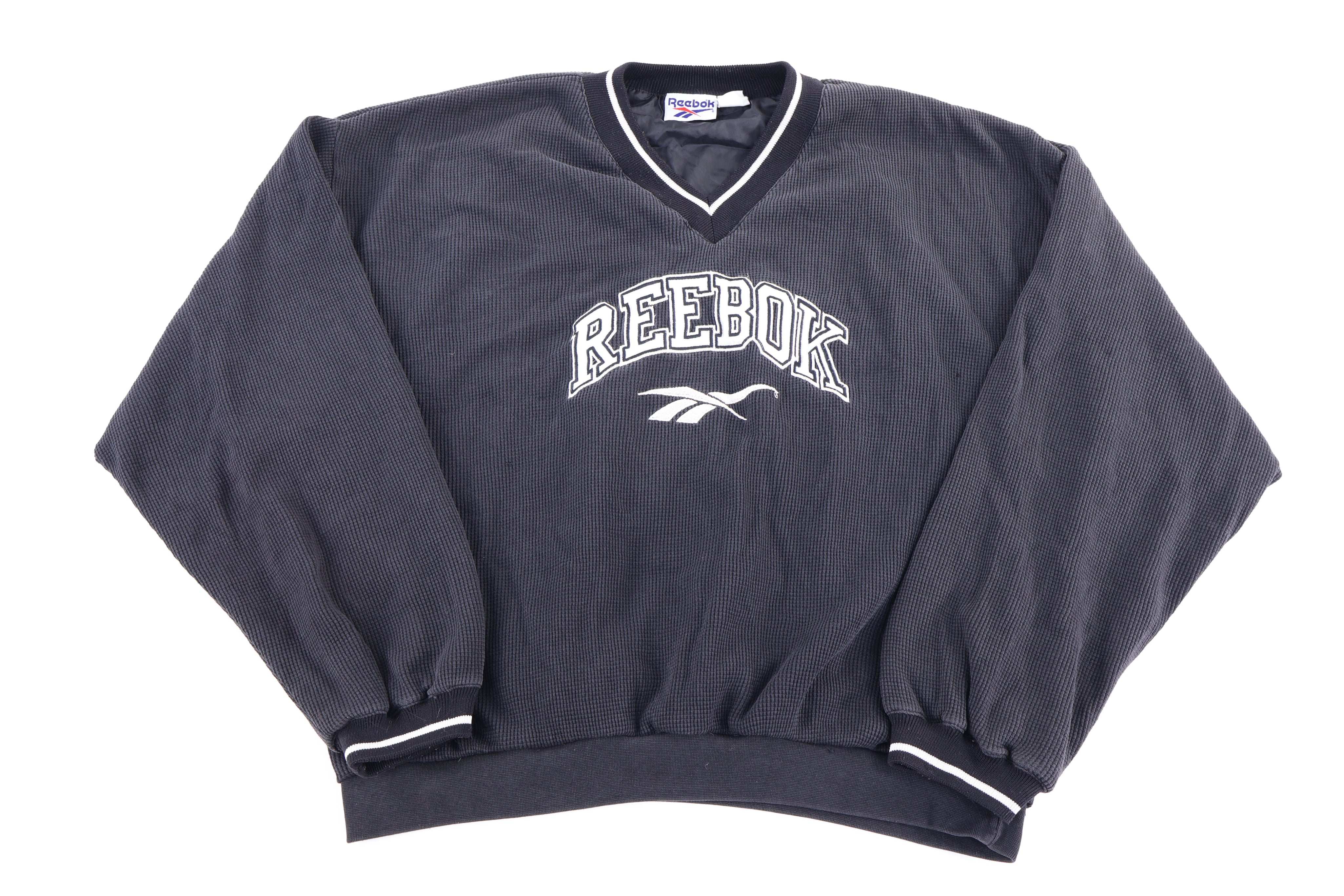 90's Reebok Embroidered Pullover Sweatshirt - Jacket - Thrifted Threads