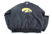 90's Reebok Iowa Hawkeyes Full Zip Puffer Jacket - Jacket - Thrifted Threads