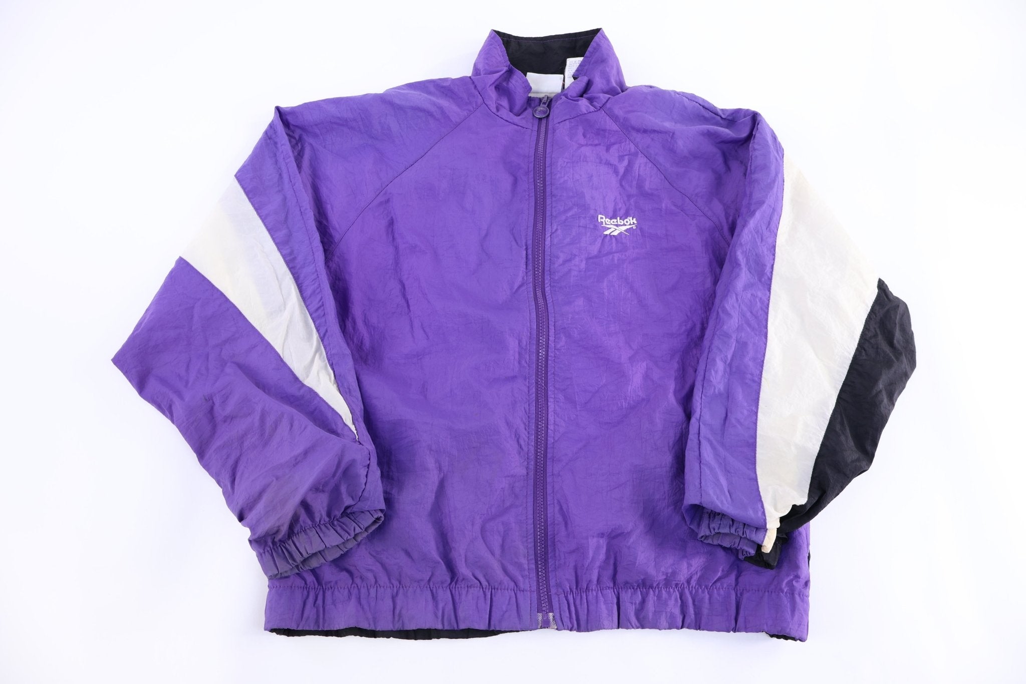 90's Reebok Multicolor Full Zip Jacket - Jacket - Thrifted Threads