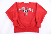 90's Rhode Island Reverse Weave Sweatshirt - Sweatshirt - Thrifted Threads