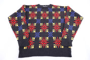 90's River Trader Multicolor Knit Sweater - Sweater - Thrifted Threads