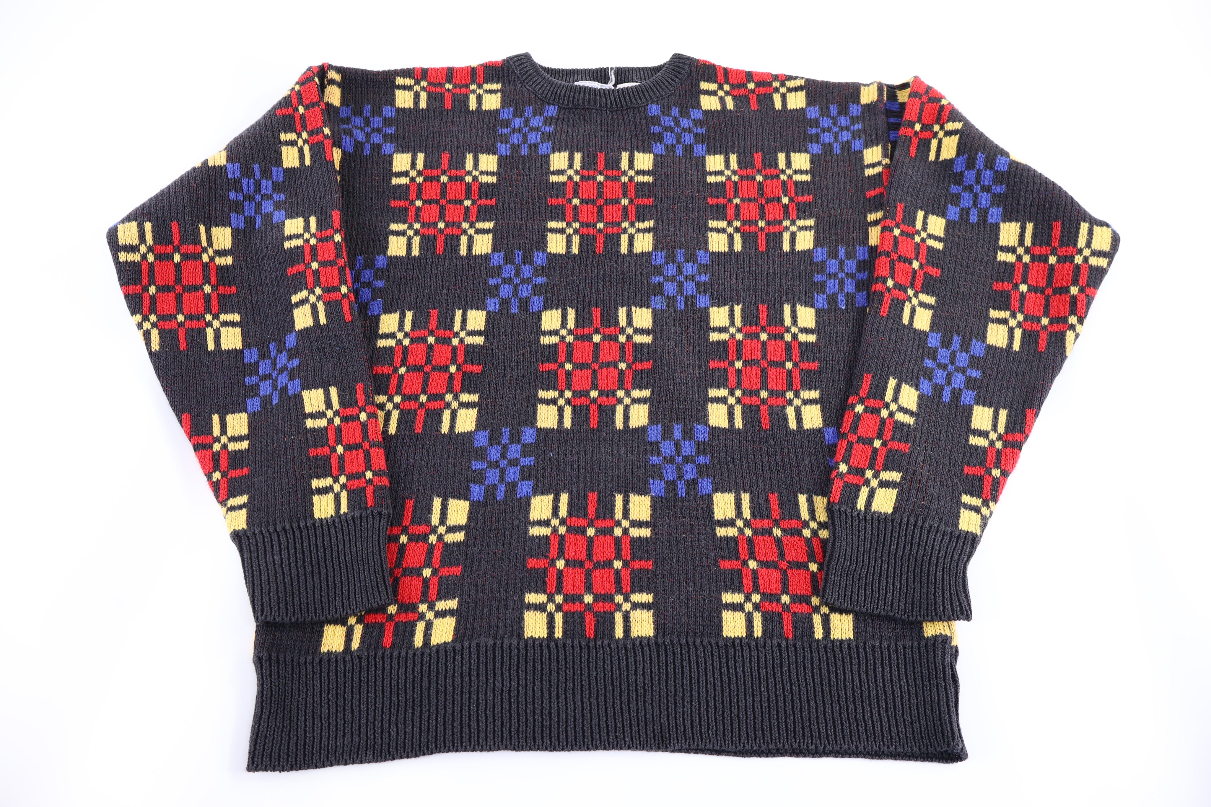 90's River Trader Multicolor Knit Sweater - Sweater - Thrifted Threads