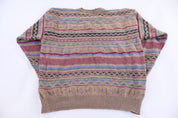 90's Rogue Product Multipattern Knit Sweater - Sweater - Thrifted Threads