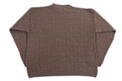 90's R&R Casuals Brown Knit Sweater - Sweater - Thrifted Threads