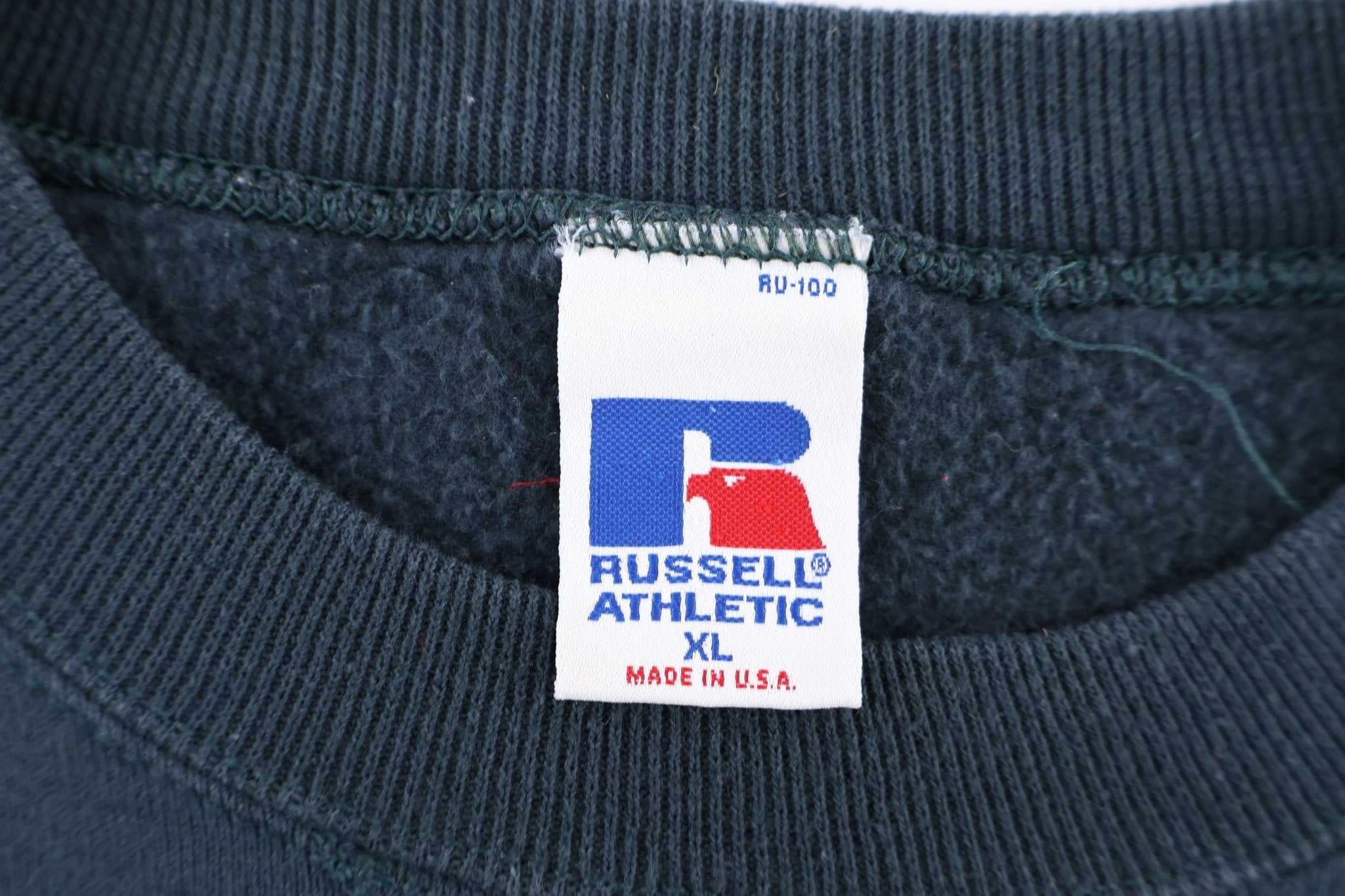 90's Russell Athletic Blue Blank Sweatshirt - sweatshirt - Thrifted Threads