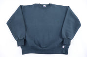 90's Russell Athletic Blue Blank Sweatshirt - sweatshirt - Thrifted Threads