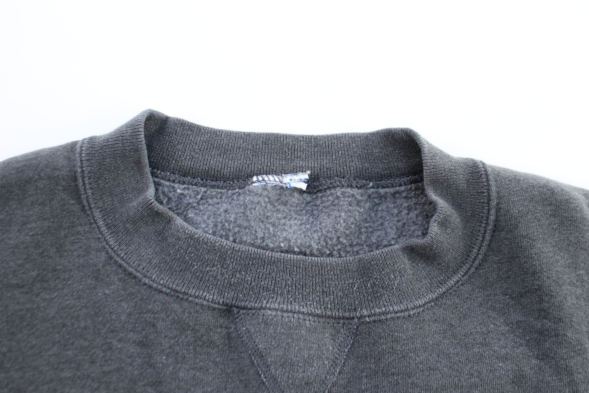 90's Russell Athletic Grey Blank Sweatshirt - ThriftedThreads.com