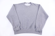 90's Russell Athletic Grey Blank Sweatshirt - Sweatshirt - Thrifted Threads