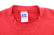 90's Russell Athletic Red Blank Sweatshirt - ThriftedThreads.com