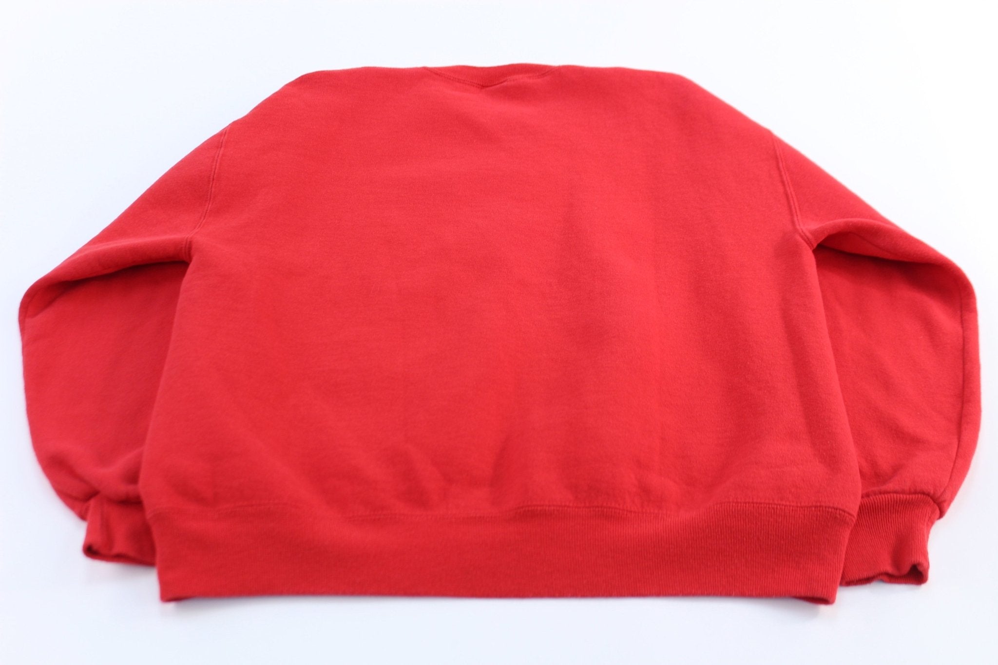 90's Russell Athletic Red Blank Sweatshirt - ThriftedThreads.com