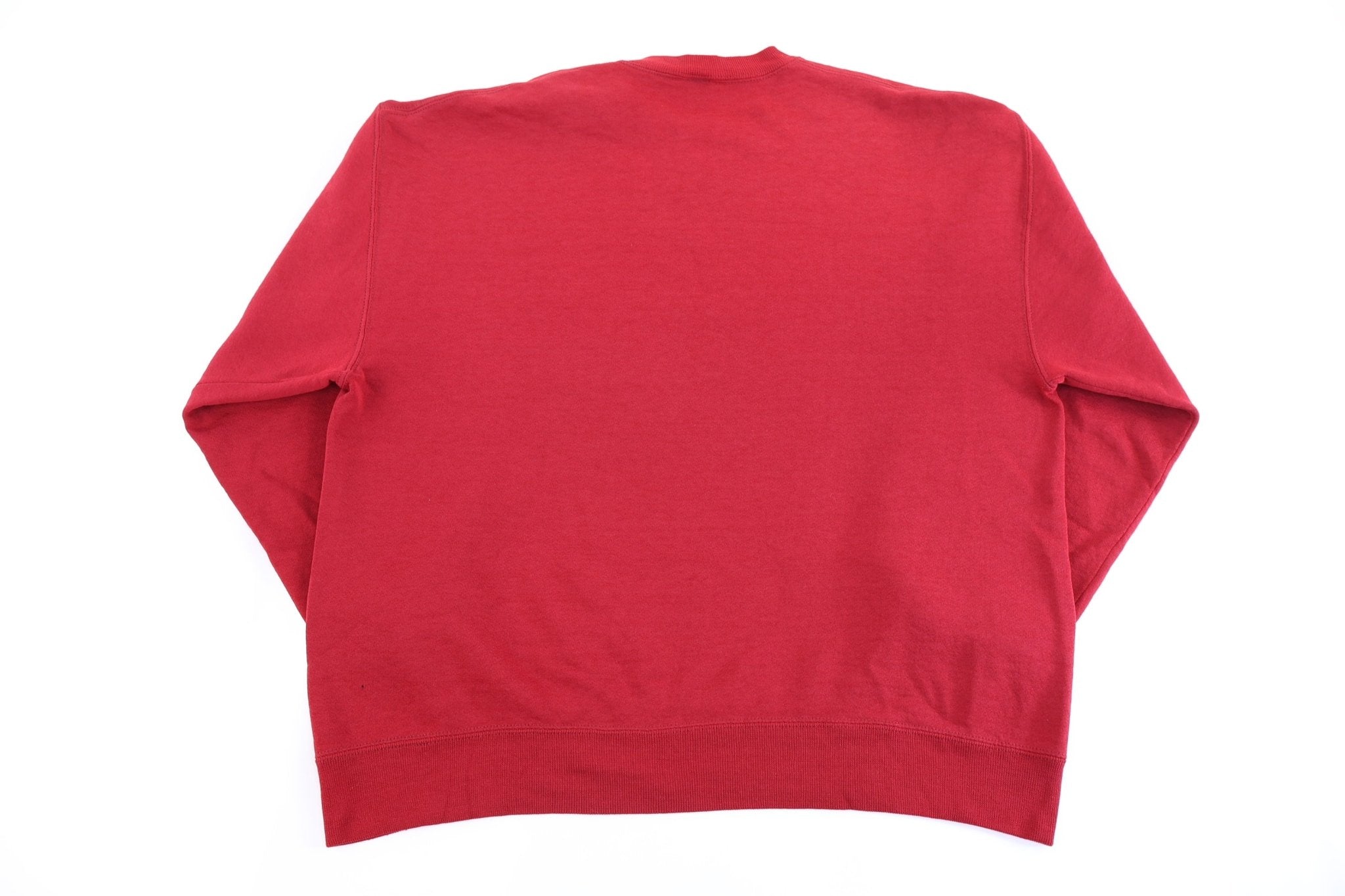 90's Russell Athletic Red Blank Sweatshirt - Sweatshirt - Thrifted Threads