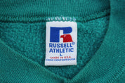 90's Russell Athletic Turquoise Blank Sweatshirt - ThriftedThreads.com