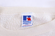90's Russell Athletic White Blank Sweatshirt - Sweatshirt - Thrifted Threads