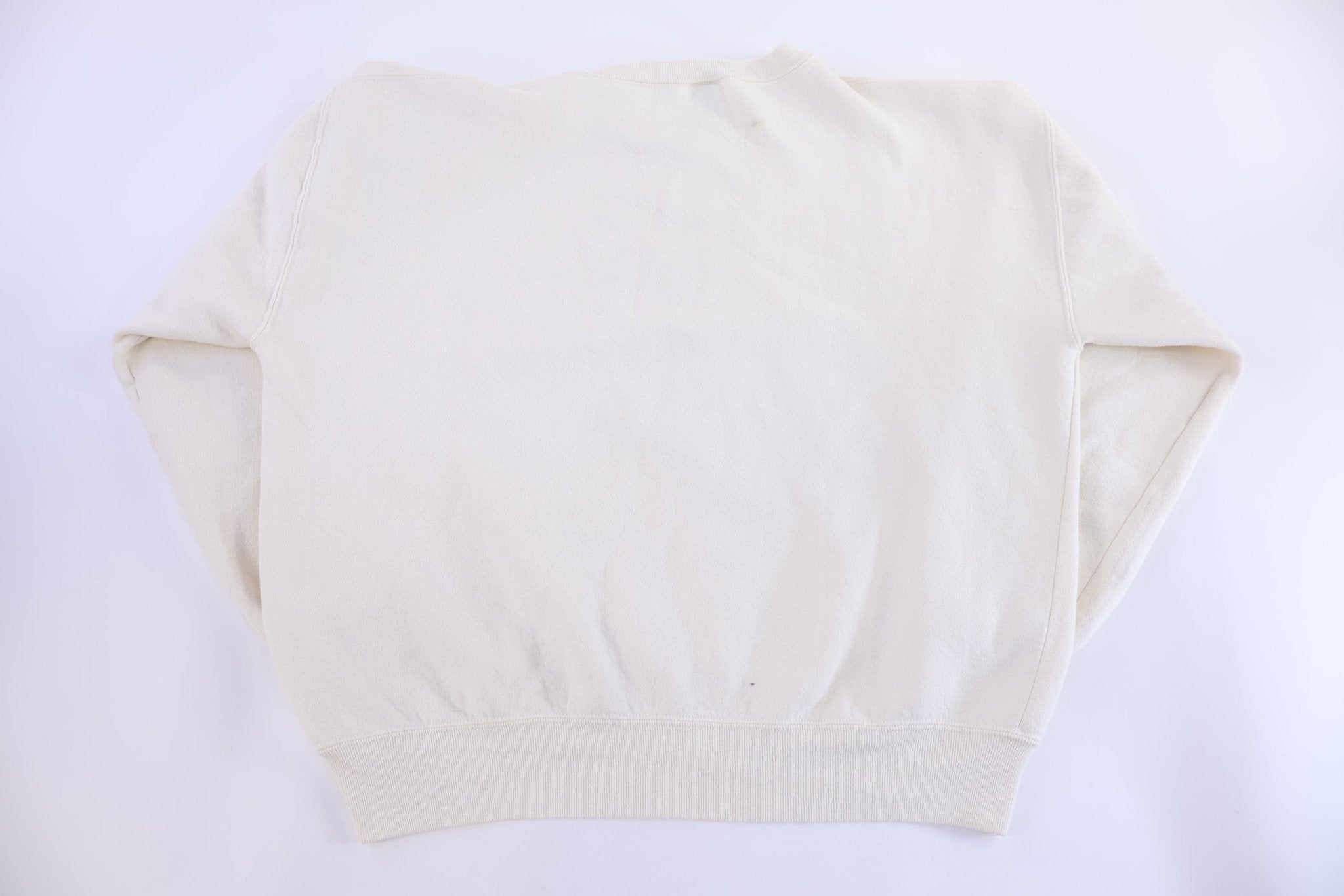 90's Russell Athletic White Blank Sweatshirt - Sweatshirt - Thrifted Threads
