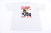 90's Rusty Wallace Says Bad Ass Boys Drive Bad Ass Toys T-shirt - Shirts & Tops - Thrifted Threads