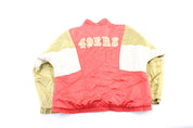 90's San Francisco 49ers Embroidered Apex One Zip Up Jacket - Jacket - Thrifted Threads