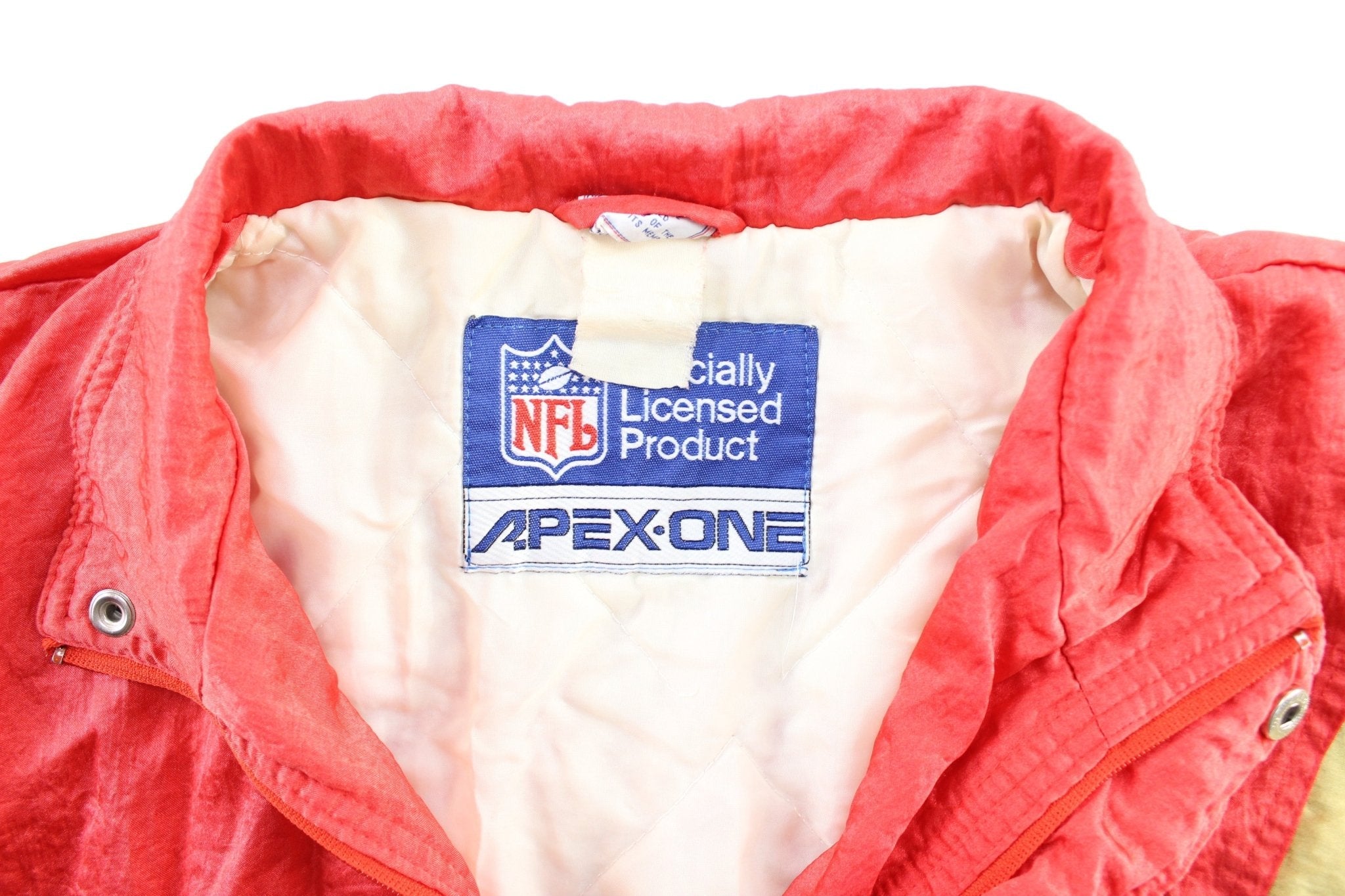 90's San Francisco 49ers Embroidered Apex One Zip Up Jacket - Jacket - Thrifted Threads