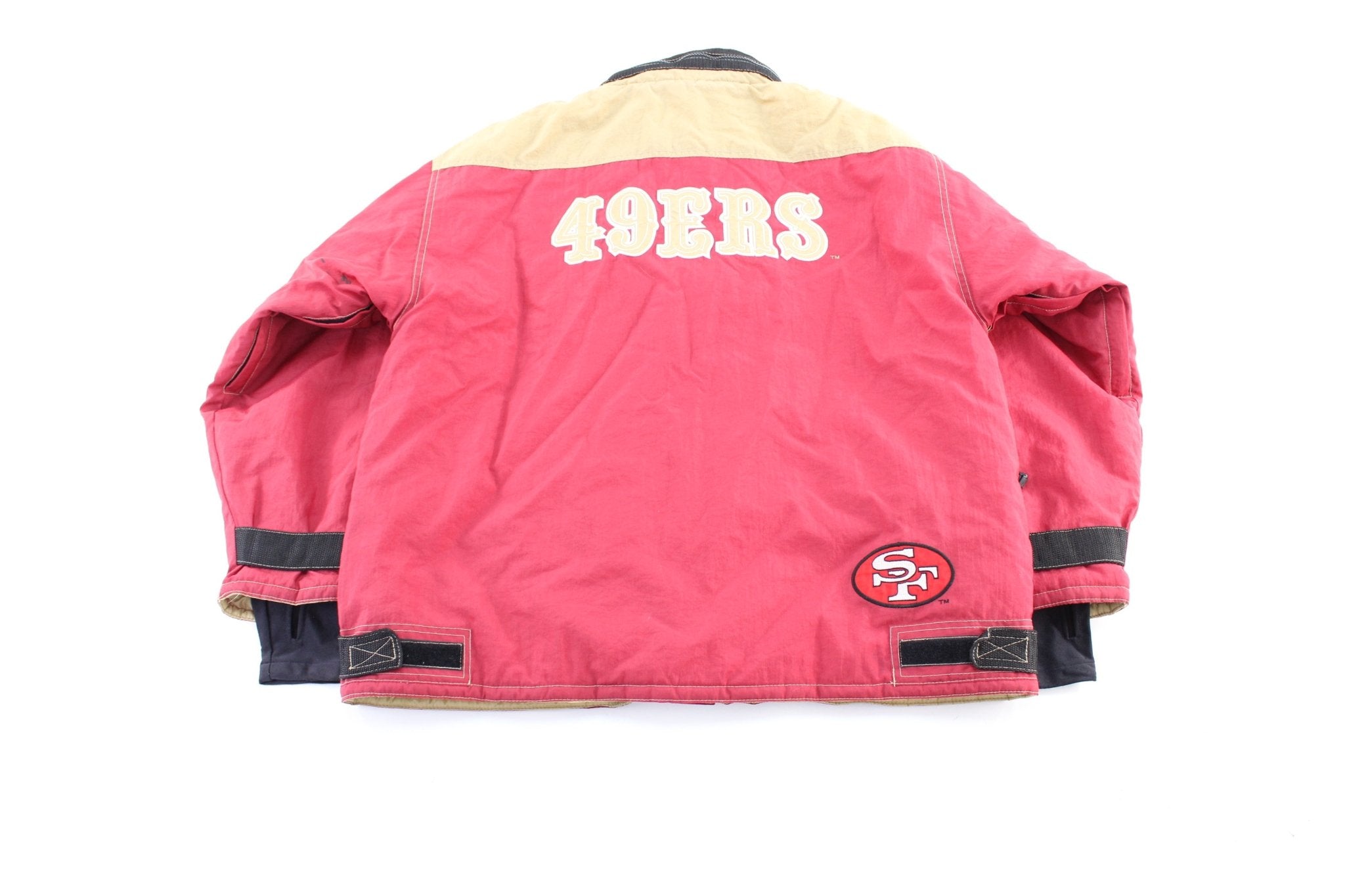 90's San Francisco 49ers Embroidered Champion Zip Up Jacket - ThriftedThreads.com