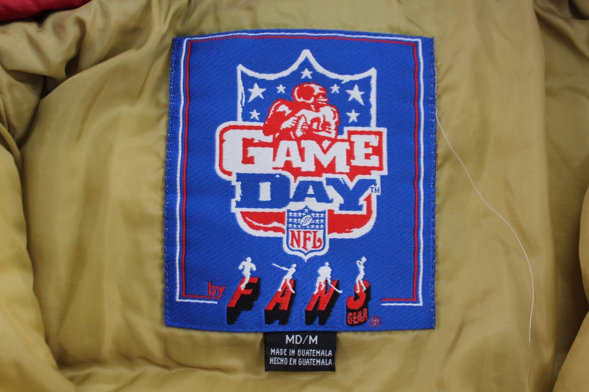 90's San Francisco 49ers Embroidered Puffer Jacket - Jackets - Thrifted Threads