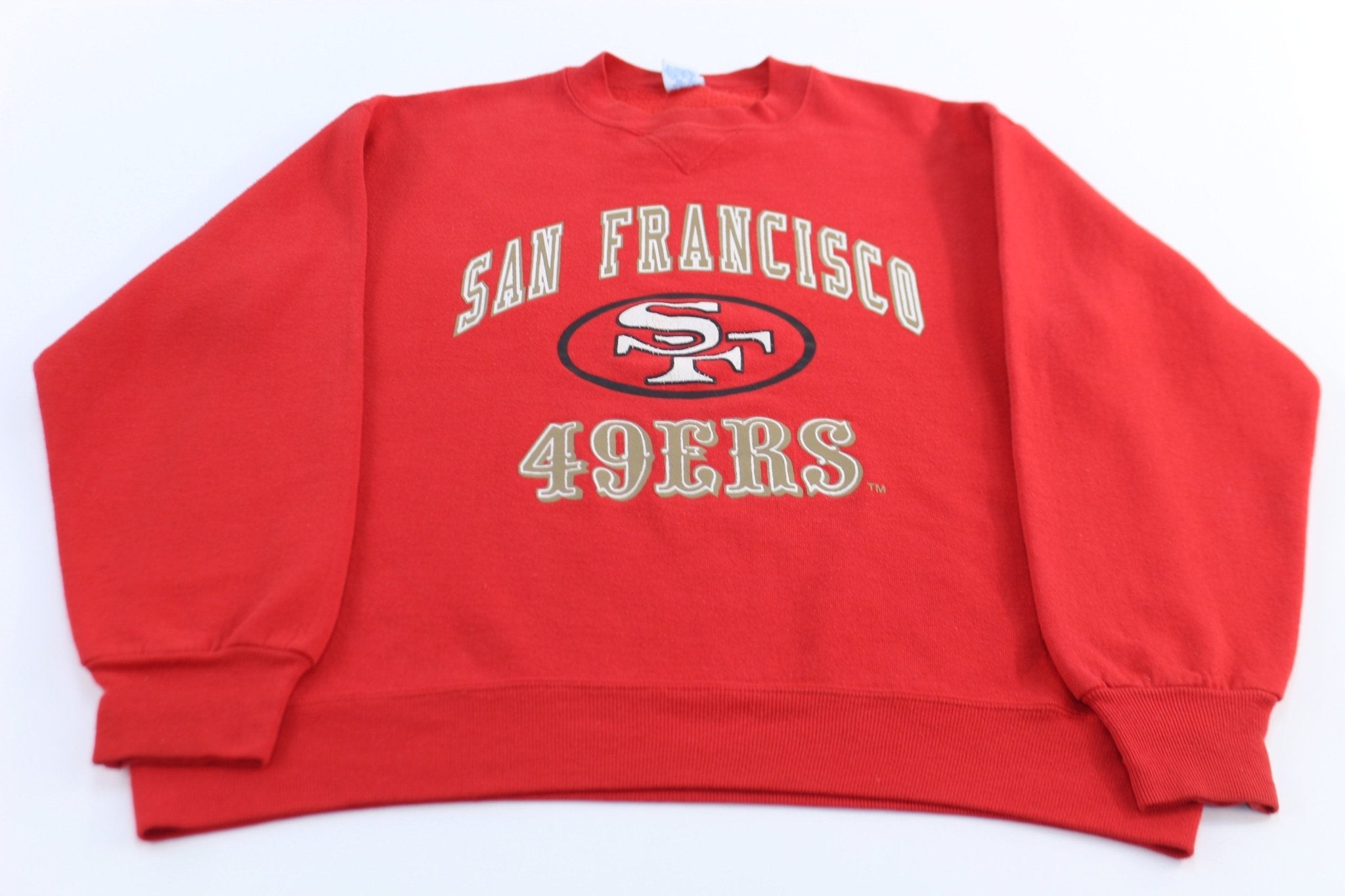 90's San Francisco 49ers Football Russell Athletic Sweatshirt - ThriftedThreads.com