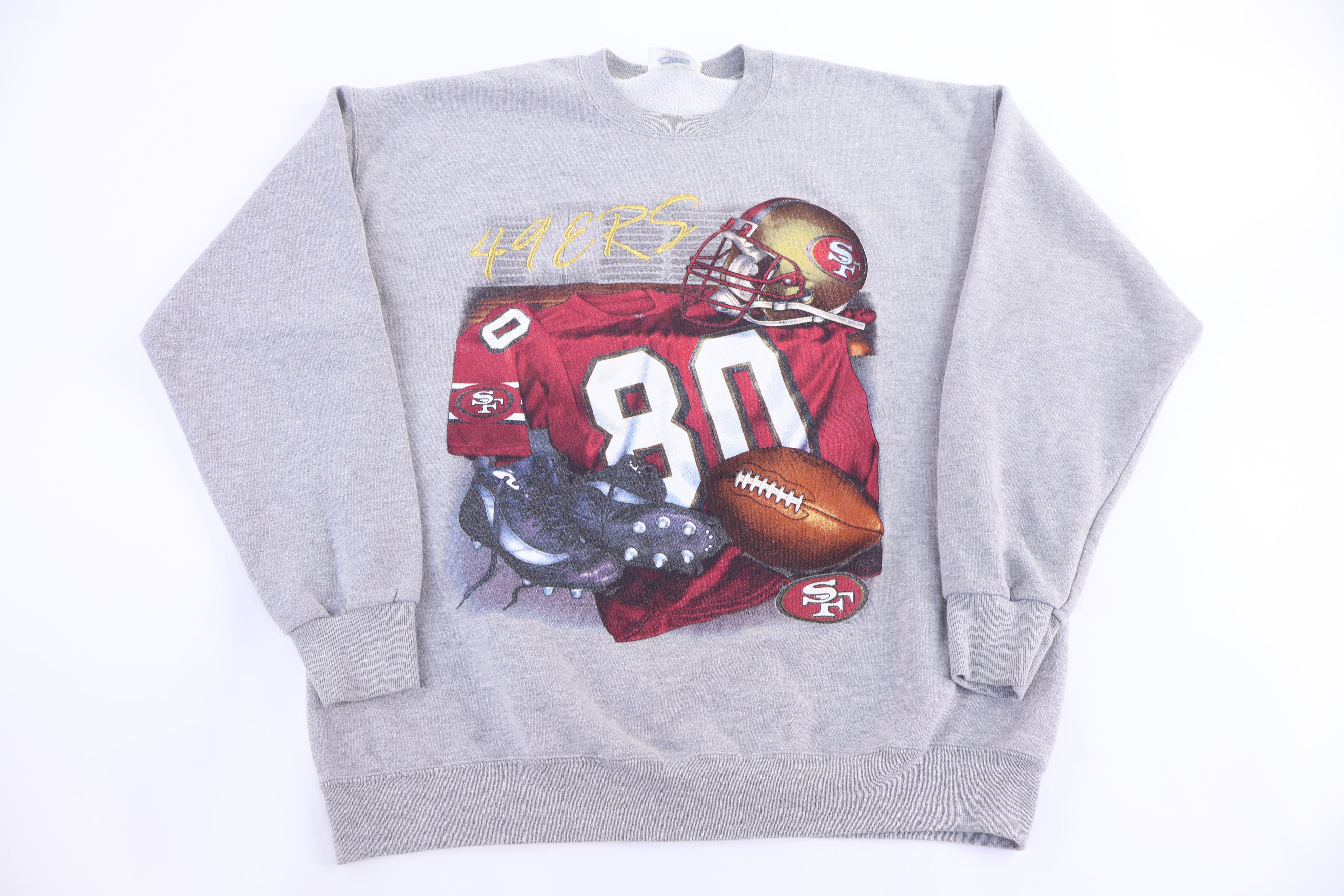 90's San Francisco 49ers Football Sweatshirt - Sweatshirt - Thrifted Threads