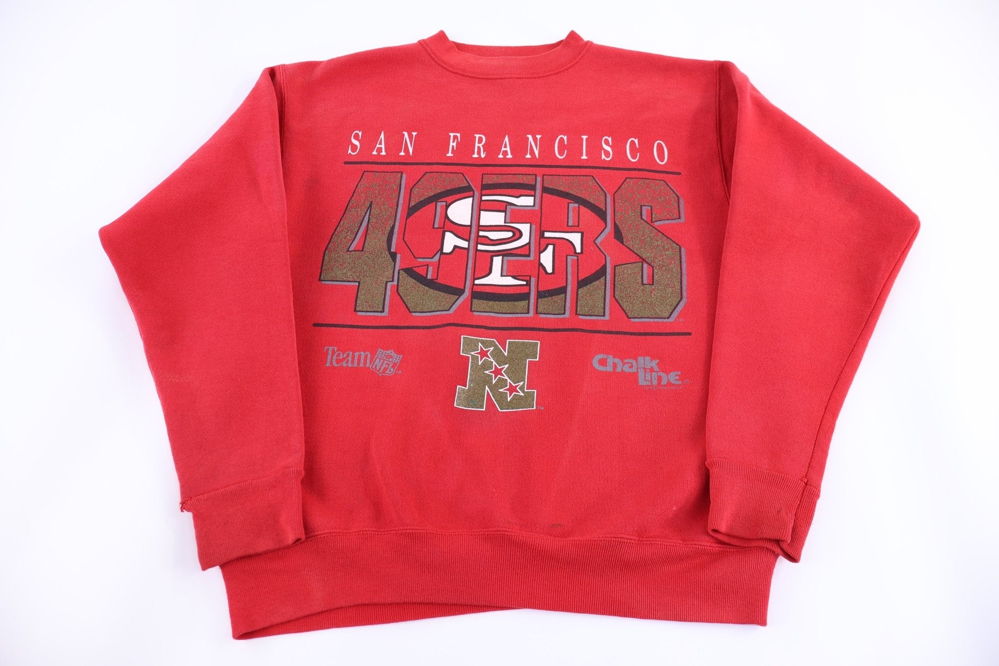 90's San Francisco 49ers Football Sweatshirt - Sweatshirt - Thrifted Threads