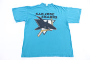 90's San Jose Sharks Hockey T-shirt - Shirts & Tops - Thrifted Threads